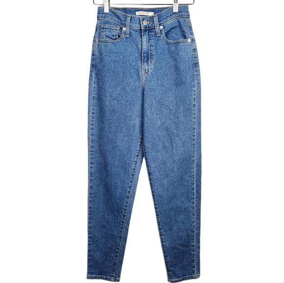 Levi's Denim - Levi's High Waisted Taper Denim Blue Jeans Women's Size 25